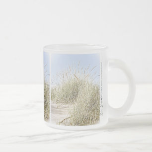 Tasse Givré Photo de roseau des sables du lac Michigan