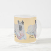 Tasse Givré photo originale de chien très mignon (Devant droit)