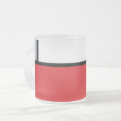 Tasse Givré Piet Mondrian - Composition avec grand plan rouge (Devant gauche)