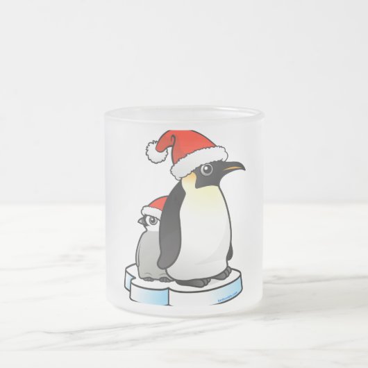 Tasse Givré Pingouin d'empereur de Père Noël (Centre)