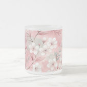 Tasse Givré Pink cherry blossom monogram (Centre)