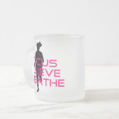 Tasse Givré Pink Focus Croire Respirer (Devant gauche)