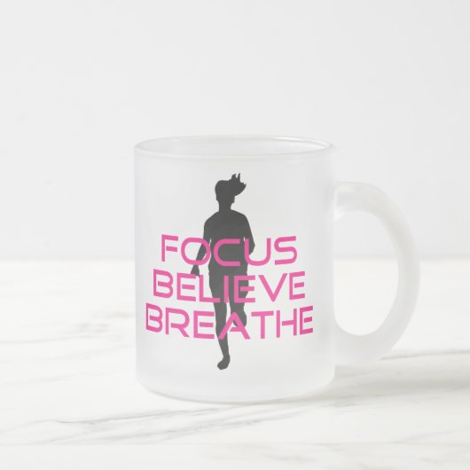 Tasse Givré Pink Focus Croire Respirer (Droit)
