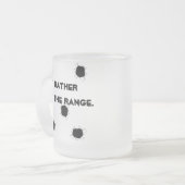 Tasse Givré Plage de tir cible de pistolet (Devant gauche)