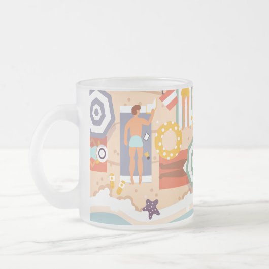 Tasse Givré Plage d'été (Gauche)