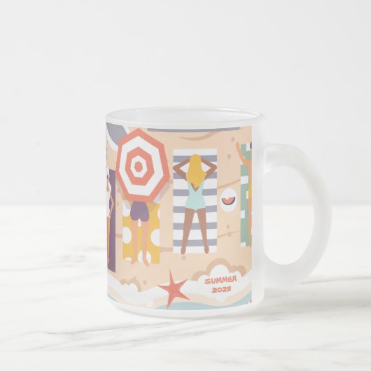 Tasse Givré Plage d'été 2025 (Droit)