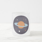 Tasse Givré Planète orbite univers étoile galaxie (Centre)