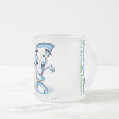 Tasse Givré Plusee ! Verre givré 10oz (Devant droit)