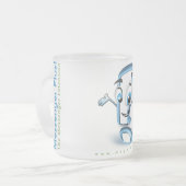 Tasse Givré Plusee ! Verre givré 10oz (Devant gauche)