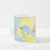 Tasse Givré Poisson jaune (Devant gauche)