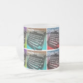 Tasse Givré Pop Art Cool pour écrivains et auteurs (Devant gauche)