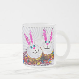 Tasse Givré Pop Art Pâques Bunny Cupcakes