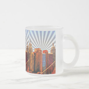Tasse Givré Pop Art Sunrise Skyline