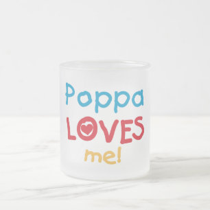 Tasse Givré Poppa m'aime T-shirts et cadeaux