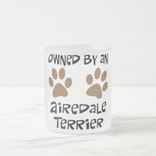 Tasse Givré Possédé par Airedale Terrier