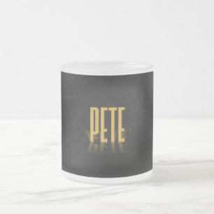 Tasse Givré Poster Retro Personnalisé Pete Gold