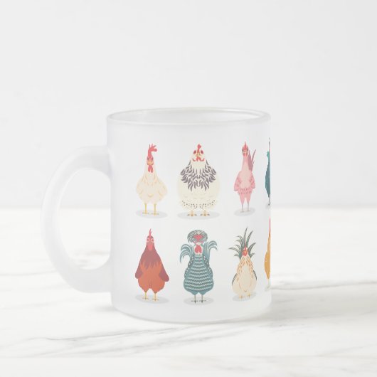 Tasse Givré Poulet mou (Gauche)