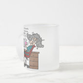 Tasse Givré Pourquoi humour de dur labeur d'occasion (Devant gauche)