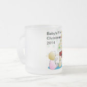 Tasse Givré Premier Noël du bébé (Devant gauche)