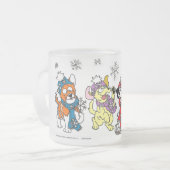 Tasse Givré Prenez la vie d'un chien ! Chiots à neige ! (Devant gauche)