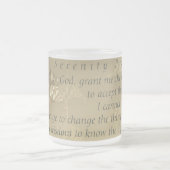 Tasse Givré Prière de sérénité (Centre)