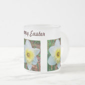 TASSE GIVRÉ PRINTEMPS DE PÂQUES MORCEAUX (Devant droit)