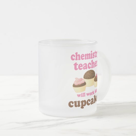 Tasse Givré Professeur drôle de chimie (Devant droit)
