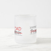 Tasse Givré Programmeur de papa du travail (Centre)