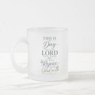 Tasse Givré Psaume 118:24 KJV Ce jour Verset biblique