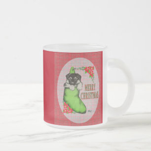 Tasse Givré Puppy de Merry Christmas
