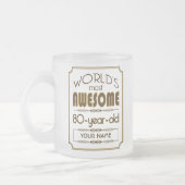 Tasse Givré Quatre-vingtième monde de célébration (Gauche)