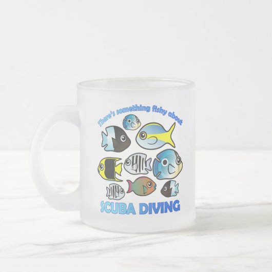 Tasse Givré Quelque Chose de poisson sur la plongée (Gauche)