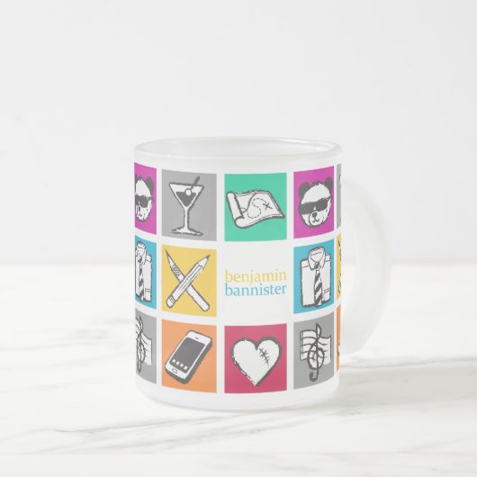 Tasse Givré rampe "cube " de Benjamin (Devant droit)