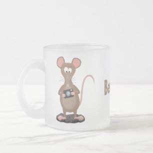 Tasse Givré Rat drôle avec dessin animé de la caméra