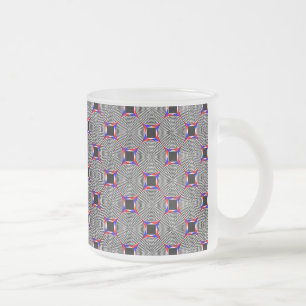 Tasse Givré Rayonnement noir et blanc par Kenneth Yoncich