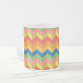 Tasse Givré rayure en zigzag (Devant gauche)