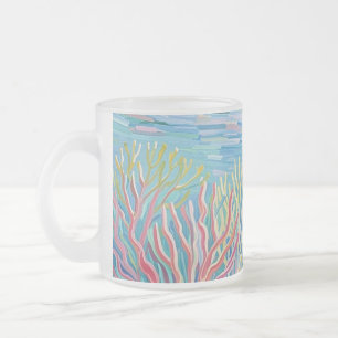 Tasse Givré Récif de coraux dorés de l'océan