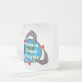 Tasse Givré Réduire la réutilisation du recyclage (Devant gauche)