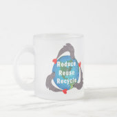 Tasse Givré Réduire la réutilisation du recyclage (Gauche)