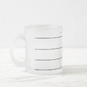 Tasse Givré Règles de café de matin (Gauche)