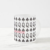 Tasse Givré reine des pique (Devant droit)