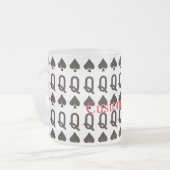 Tasse Givré reine des pique (Devant gauche)