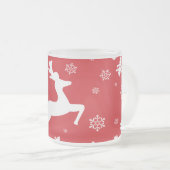 Tasse Givré Renne de Noël (Devant droit)