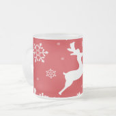 Tasse Givré Renne de Noël (Devant gauche)