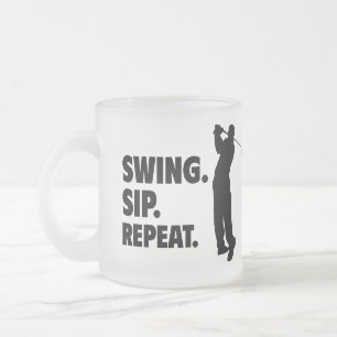 Tasse Givré Répéter la selle de golf personnalisée