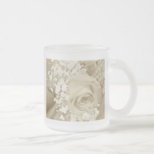 Tasse Givré Respiration et Rose du bébé - Taupe