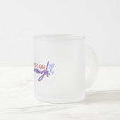 Tasse Givré Restez forts (Devant droit)