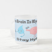 Tasse Givré Restez hydraté (Devant gauche)
