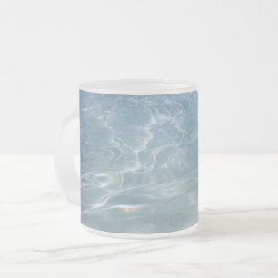 Tasse Givré Résumé d'eau des Caraïbes Bleu Nature