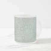 Tasse Givré Rétro Aqua (Devant droit)